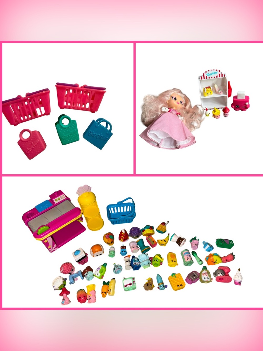 Lot of various Shopkins toys